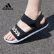 阿迪達斯 （adidas）夏季運動(dòng)鞋男女休閑舒適透氣耐磨輕便涼鞋F35416