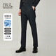 EVE【加絨防粘毛】男士休閑長(zhǎng)褲25新款柔軟彈力寬松商務(wù)通勤下裝舒適 XEB727033黑色 常規(guī) 防粘毛 34