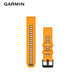 佳明（GARMIN）Fenix8 QuickFit運動(dòng)手表替換表帶原廠(chǎng)靚橙/墨灰硅膠22mm適用F8 47mm/泰8 47mm/本能3 45mm/S70大