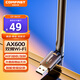 COMFAST CF-941F USB免驅(qū)動WiFi6無線網(wǎng)卡 臺式機筆記本電腦外置wifi接收發(fā)射器 高增益天線 兼容多系統(tǒng)