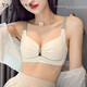 雅姿花內衣女無(wú)鋼圈上托防下垂小胸聚攏胸罩調整型收副乳少女薄款文胸 香檳色 S 32/70(ABC通杯厚約0.5CM)