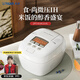 虎牌（TIGER）電飯煲 Pro 智能壓力IH日本進(jìn)口土鍋涂層壓力電飯煲2-3人絲光白 3L JPT-H10C