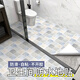 皇昇衛(wèi)生間地板貼自粘防滑浴室地板貼洗手間廁所地面瓷磚翻新加厚改造 新升級(jí)-現(xiàn)代方格【特厚耐磨】 60cm寬X2米長(zhǎng)(貼膜工具)