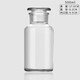 挽醉風(fēng)加厚廣口玻璃瓶泡酒瓶磨砂口樣品瓶子廣口瓶玻璃瓶密封瓶棕色透明 透明磨砂廣口500ml