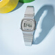 卡西歐（CASIO）小方塊防水情侶百搭時尚腕表A158WA A159/LA670-1金色簡約電子表 LA670WA-7D真的好看 【贈送貼膜】