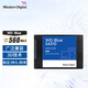 西部數(shù)據(jù)（WD）Blue藍盤2.5英寸SATA3接口筆記本臺式機電腦SSD固態(tài)硬盤SA510 500G 固態(tài)藍盤（WDS500G3B0A）