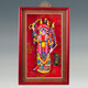 紅泥坊中國(guó)特色人物泥人張京劇臉譜家居飾品擺件掛件中國(guó)風(fēng)禮物商務(wù)禮品 花木蘭 金絲福底21*34*4cm