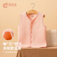 頂瓜瓜兒童保暖背心三層夾棉空氣層內穿中大童女童馬甲加厚款秋冬季男孩打底校服神器 6A07粉色 170