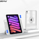 zoyu iPad mini7保護套720旋轉亞克力磁吸拆分防彎硬殼2024適用蘋果平板8.3英寸mini6保護殼 灰色【配鋼化膜】 mini7/6【8.3英寸】