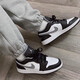 耐克（NIKE）板鞋aj1男女鞋Low情侶新款低幫輕便防滑運動(dòng)休閑籃球鞋子【尖貨】 553558-040 黑白灰 41