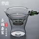 夢庭耐熱玻璃茶漏茶斗 茶濾網過濾器濾茶器茶具配件過濾網泡茶器茶隔