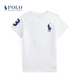 Polo Ralph Lauren 拉夫勞倫男童 經(jīng)典款Big Pony針織短袖T恤 100-白色 XL