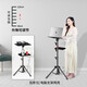 春影（CY） 多功能筆記本電腦支架落地室內直播站立式辦公可升降旋轉托盤(pán)支撐三腳架免打孔便攜投影儀支架 【無(wú)滑輪】【加粗可升降】125cm投影儀支架+托盤(pán)