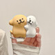 雅見(jiàn) 卡通可愛(ài)貼貼小狗適用airpods4保護殼趣味狗狗新款創(chuàng  )意蘋(píng)果無(wú)線(xiàn)藍牙耳機保護套三代軟殼情侶小眾 【線(xiàn)條小狗抱抱】收藏送掛鉤 AirPods pro2代 耳機套