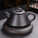 茗客宜興紫砂壺泡茶壺單壺煮茶器沖茶具純手工家用大容量高端原礦 龍石瓢壺+水墨壺承