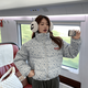 繪詩(shī)慧冬季短款棉服女士2025新款棉衣厚外套花棉襖面包服女裝上衣小棉襖 小碎花立領(lǐng)短款棉服【灰色】 L 【建議110-120斤】