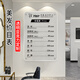 SOUL RELEASE理發(fā)店價(jià)目表定制美容院亞克力美發(fā)價(jià)格表展示牌設計制作墻貼掛墻 默認圓角3mm亞克力打孔款 300x400mm
