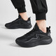 回力男鞋學(xué)生運動(dòng)鞋子男厚底休閑鞋戶(hù)外跑步鞋 WL(AB)-0486 全黑色 39