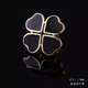 獵尚胸針男士領(lǐng)針西服大衣胸花西裝外套胸針女配飾潮流英倫西裝 金色四葉草胸針