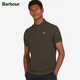 Barbour  Sports 男女同款休閑短袖POLO衫 深橄欖色 L