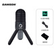 SAMSON山遜 Meteor Mic USB電容麥克風(fēng) 錄音話(huà)筒 視頻會(huì )議 （黑色）套餐一