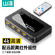 山澤（SAMZHE）切換器四進一出 4進1出 5進1出 4K高清切屏器 電腦機頂盒接電視顯示器投影儀 3進1出 三進一出（手動+遙控）HV-603W