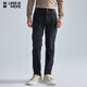 利郎【萬(wàn)向彈3.0】牛仔褲男時(shí)尚底抓毛舒適保暖長(cháng)褲36/92A