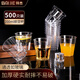 拜杰一次性杯子航空杯飲水杯啤酒白酒杯硬塑料茶杯八角杯200ML*500只