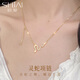 拾愛925銀項(xiàng)鏈女士生肖蛇時(shí)尚氣質(zhì)吊墜本命年送女友老婆紀(jì)念生日禮物