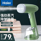 海爾（Haier） 掛燙機家用手持熨斗蒸汽掛燙機除菌除螨 除皺不傷衣電熨斗大水箱旅游出差便攜式小型掛燙機 綠色HY-GW2502L【納米防燙面板】