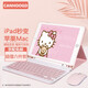 CANHOOGD適用iPad Air11/5/4鍵盤(pán)保護套mini7/6蘋(píng)果11/10/9/8代pro11帶筆槽24款迷你7/5/4平板鍵盤(pán)鼠標套裝 裸粉色「保護套+鍵盤(pán)+鼠標+鋼化膜+貼紙」 iPa