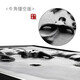梵上器舍牛轉(zhuǎn)乾坤天然烏金石茶盤整塊一體浮雕原石茶臺石板高檔辦公室茶具 烏金石牛轉(zhuǎn)乾坤-牛角鏤空版 100*40*3CM(適合1.8米以上桌)
