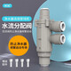 希庫解決大通量RO純水凈水機(jī)接無水箱管線機(jī)頻繁啟停分流器水流分配器 水流分配器