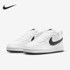 NIKE耐克正品 COURT (GS) 兒童小白鞋日常通勤板鞋童鞋運動(dòng)鞋跑步鞋 DV5456-104 36.5