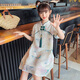 小野七天少女中大童連衣長裙子公主夏季兒童套服裝2024新款旗袍國風(fēng)6-12歲 圖片色（修身款 偏小一碼） 140