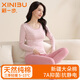 新一步（XINYIBU）新一步秋衣秋褲秋冬保暖內(nèi)衣套裝棉女士打底棉衣棉褲 8308紫粉 2XL (175/100)