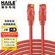 HAILE海樂內(nèi)外網(wǎng)轉(zhuǎn)接專網(wǎng)跳線HT-913A-2M 防雙網(wǎng)防混插防違規(guī)2米紅色