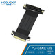 皓燁鑫（HaoYeXin） 臺(tái)式機(jī)PCI-E8X延長(zhǎng)線 網(wǎng)卡陣列卡 PCI-E3.0 pcie轉(zhuǎn)接線 x8線 轉(zhuǎn)向 8X 進(jìn)口線材左轉(zhuǎn)款 線長(zhǎng)10厘米