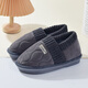 路路佳棉拖鞋冬季包跟室內家居加絨保暖棉鞋冬天可外穿 7120藍灰色 42-43