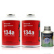霍尼韋爾Honeywell冷媒R134a車用空調(diào)雪種 汽車空調(diào)制冷劑 氟利昂 2瓶冷媒+1瓶ICI冰熊冷凍油