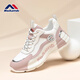 哥侖步哥侖步女鞋2025春季新款網(wǎng)面透氣百搭老爹鞋厚底緩震休閑運動(dòng)鞋子 白粉 23 36