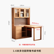 木立森實木橡木電腦桌書桌書架一體帶抽屜桌一米學(xué)習(xí)桌兒童現(xiàn)代書柜書房 1.6米多功能轉(zhuǎn)角書桌書柜