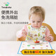 taoqibaby一次性圍兜寶寶吃飯圍兜圍嘴飯兜防水防臟口水巾60片裝