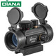 DIANA戴安娜1X40紅點(diǎn)十字瞄 2倍高抗大視野內(nèi)紅點(diǎn)手調(diào)3X44瞄準(zhǔn)器尋鳥鏡 DIANA 1×40紅綠點(diǎn)