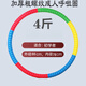 梓嘉福成人呼啦圈加重細螺紋海綿嘩啦圈男女鍛煉鋼管按摩呼啦圈 4斤/粗螺紋