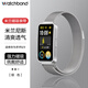 watchbond適用華為手環(huán)10/9表帶米蘭尼斯磁吸腕帶智能運(yùn)動(dòng)華為手環(huán)8代可替換金屬腕帶夏季男女生款配件