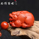 石傳百世【一物一證】原石打磨天然南紅瑪瑙吊墜情侶款附南紅珠鏈繩 南紅瑪瑙2644#招財(cái)貔貅