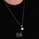 白嵐愛(ài)迪生珍珠項(xiàng)鏈女925銀吊墜輕奢時(shí)尚簡(jiǎn)約氣質(zhì)感七夕情人節(jié)禮物送 愛(ài)迪生珍珠（13-14mm）