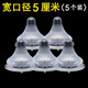 5個(gè)裝嬰兒寬口徑超軟硅膠仿母乳奶嘴可配貝親愛(ài)得利等寬口奶瓶奶嘴十字新生兒奶瓶奶嘴 寬口磨砂款 十字5個(gè)（一歲以上）