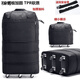仙鸞旅行包大容量超大號高質(zhì)量158航空托運包大容量旅行袋旅行箱萬(wàn)向 7777型號黑大兜三鋼板6輪防爆帶配